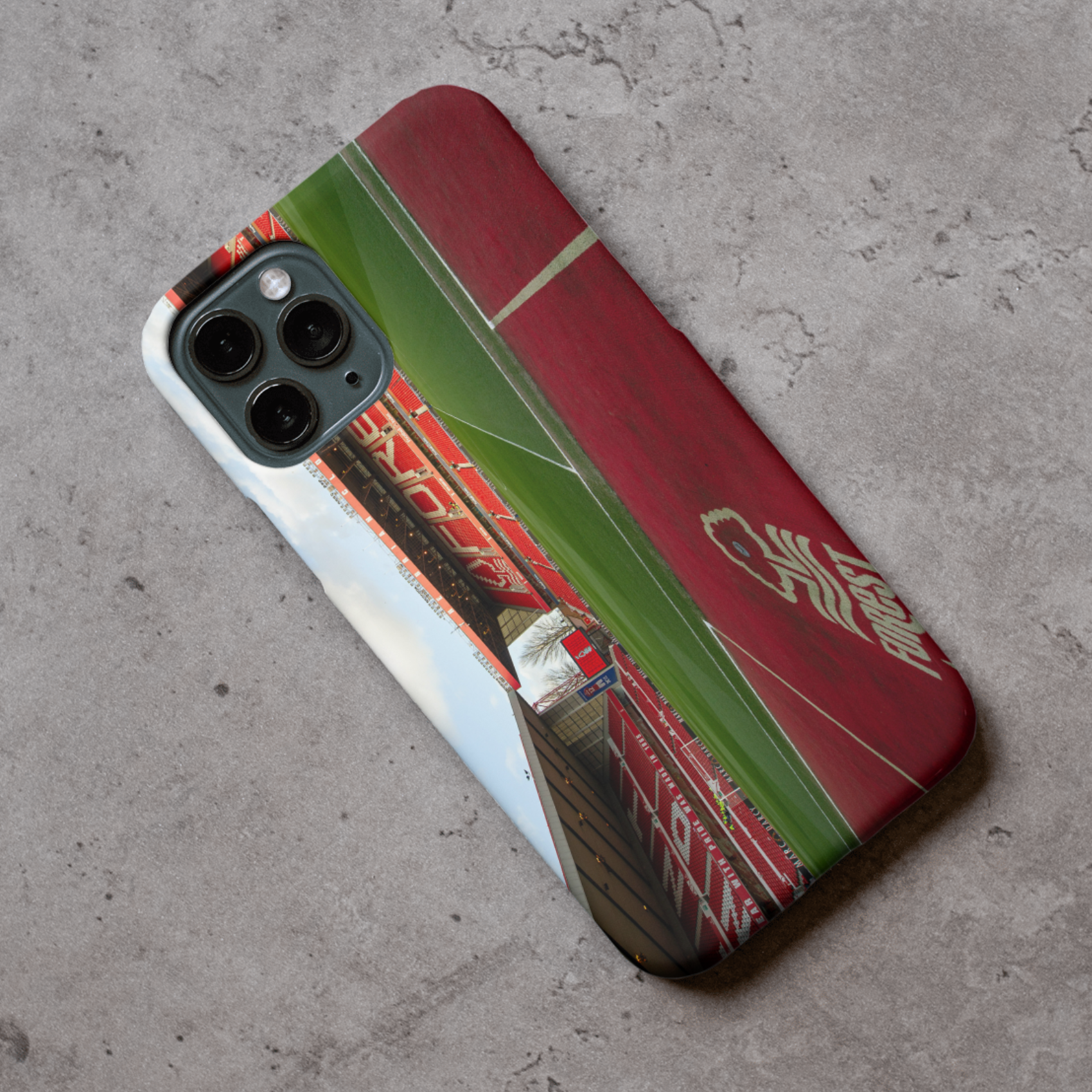 Nottingham Forest Stadium Protective Premium Hard Rubber Silicone Phone Case Cover