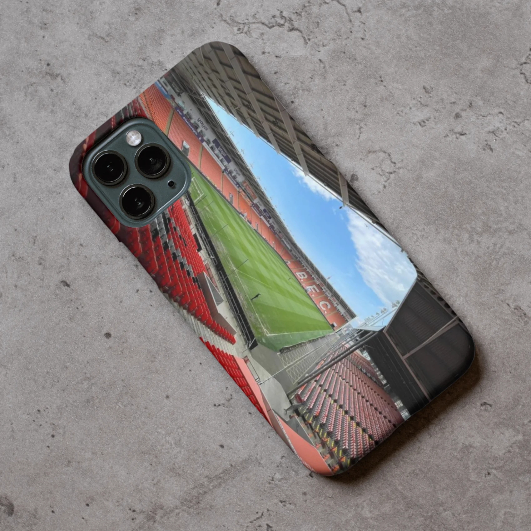 Blackpool Stadium Protective Premium Hard Rubber Siliocne Phone Case Cover