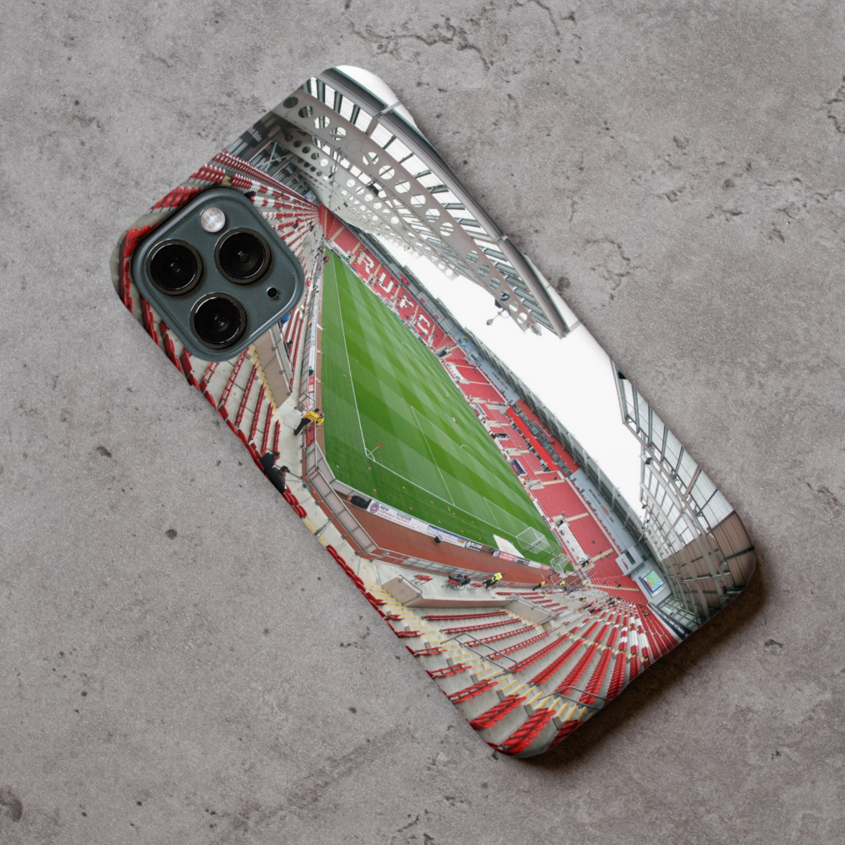 Rotherham United Stadium Protective Premium Hard Rubber Silicone Phone Case Cover