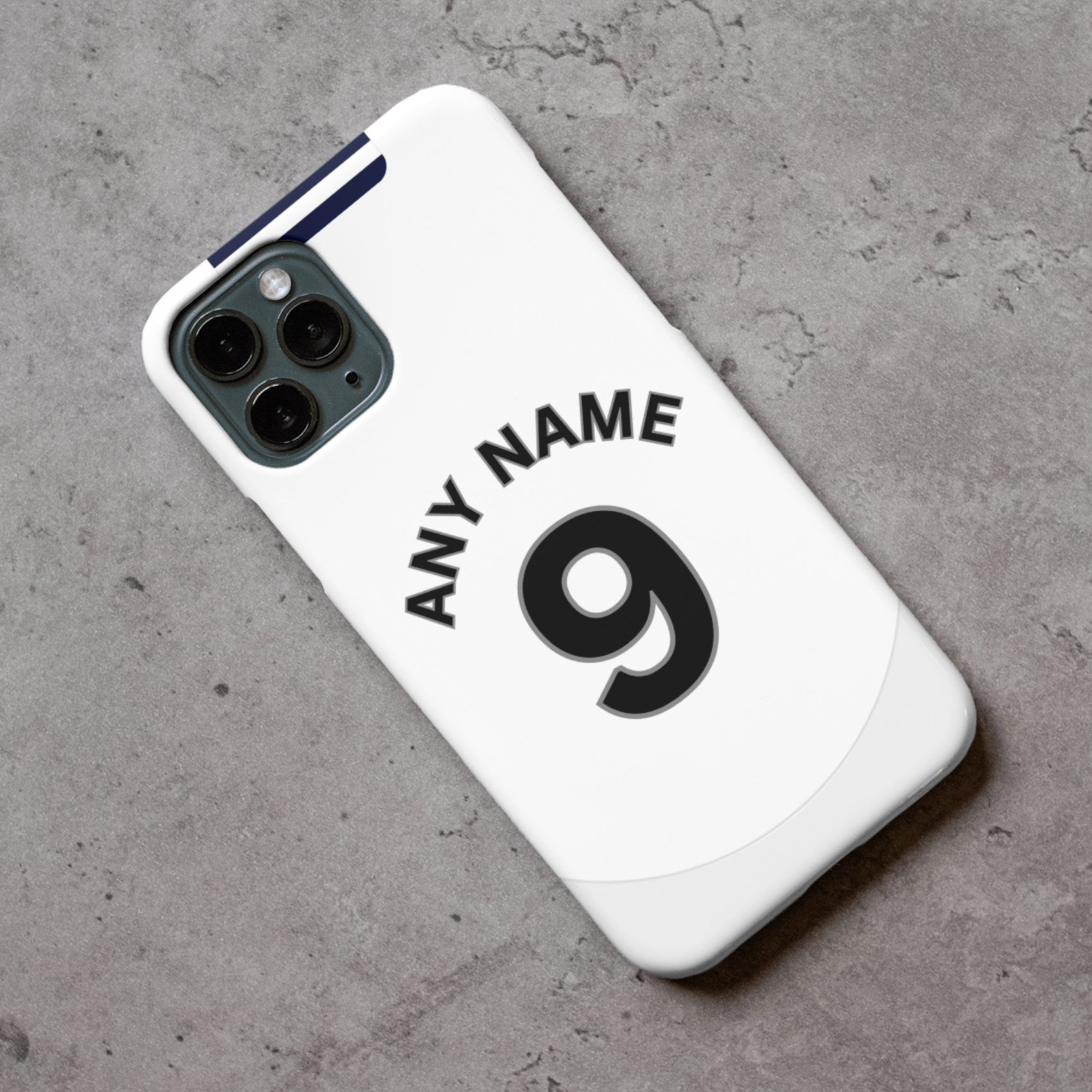 Fulham 2024-2025 Home Football Shirt (choose any Name and Number) Protective Premium Rubber Silicone Phone Case