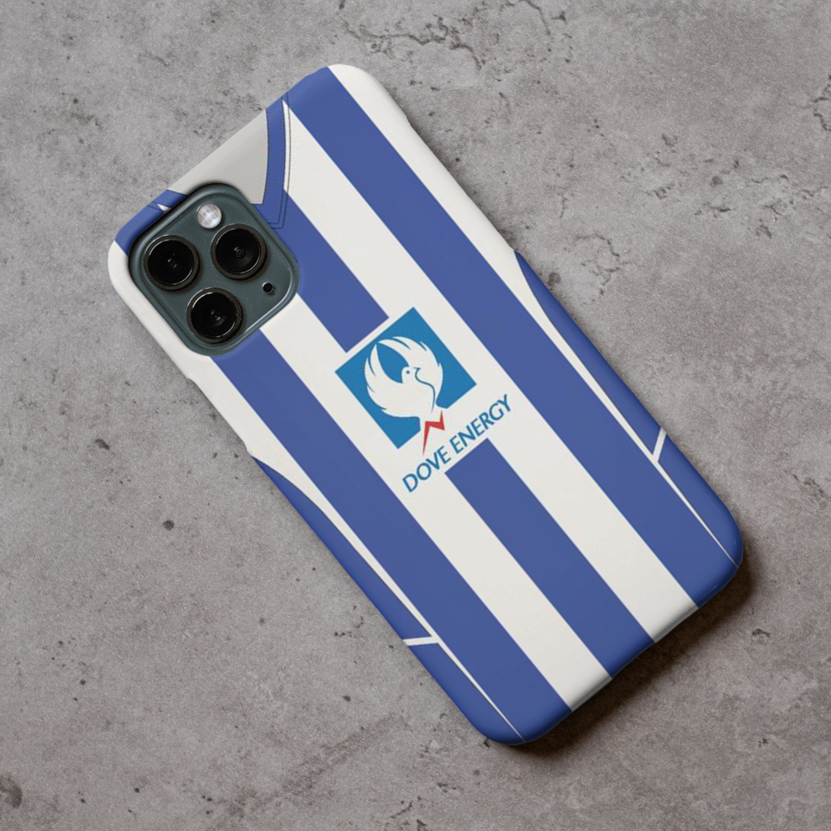 Hartlepool United Retor Shirt Protective Premium Hard Rubber Silicone Phone Case Cover
