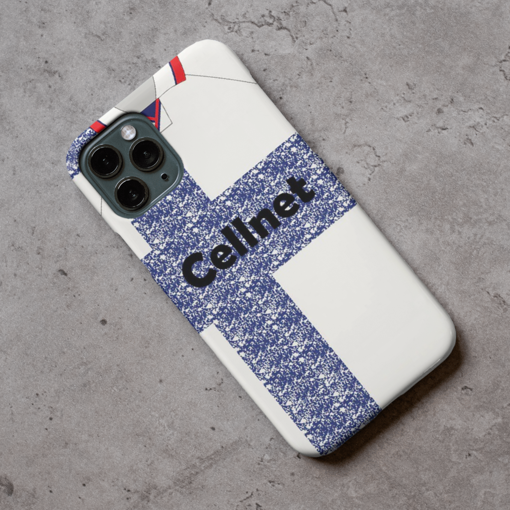 Middlesbrough Retro Football Shirt Premium Hard Silicone Rubber Phone Case Cover