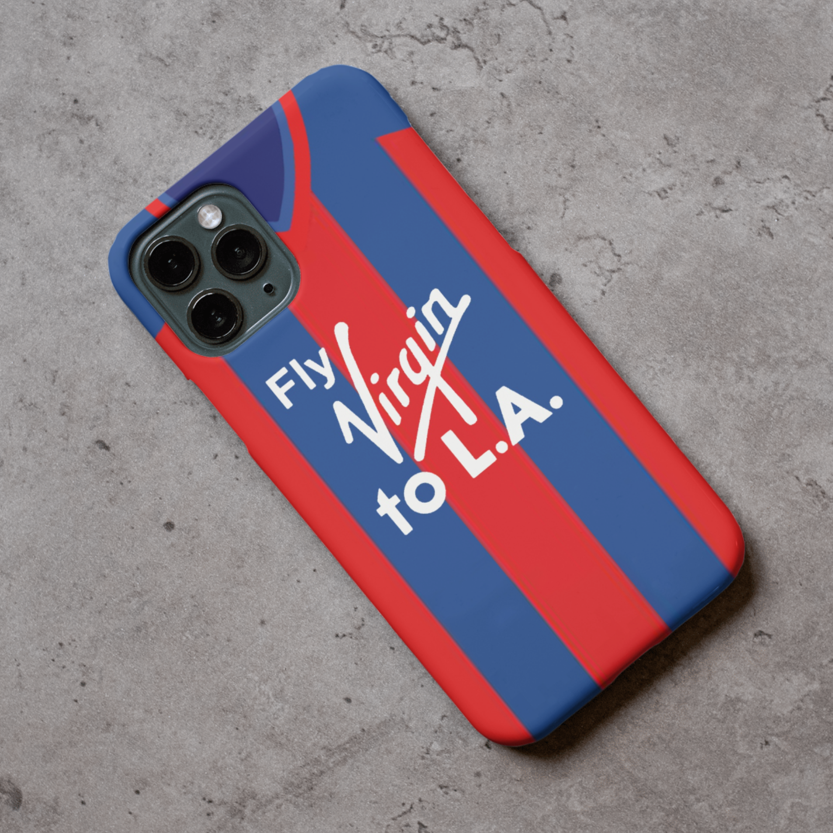 Crystal Palace Retro Football Shirt Protective Premium Hard Rubber Silicone Phone Case Cover