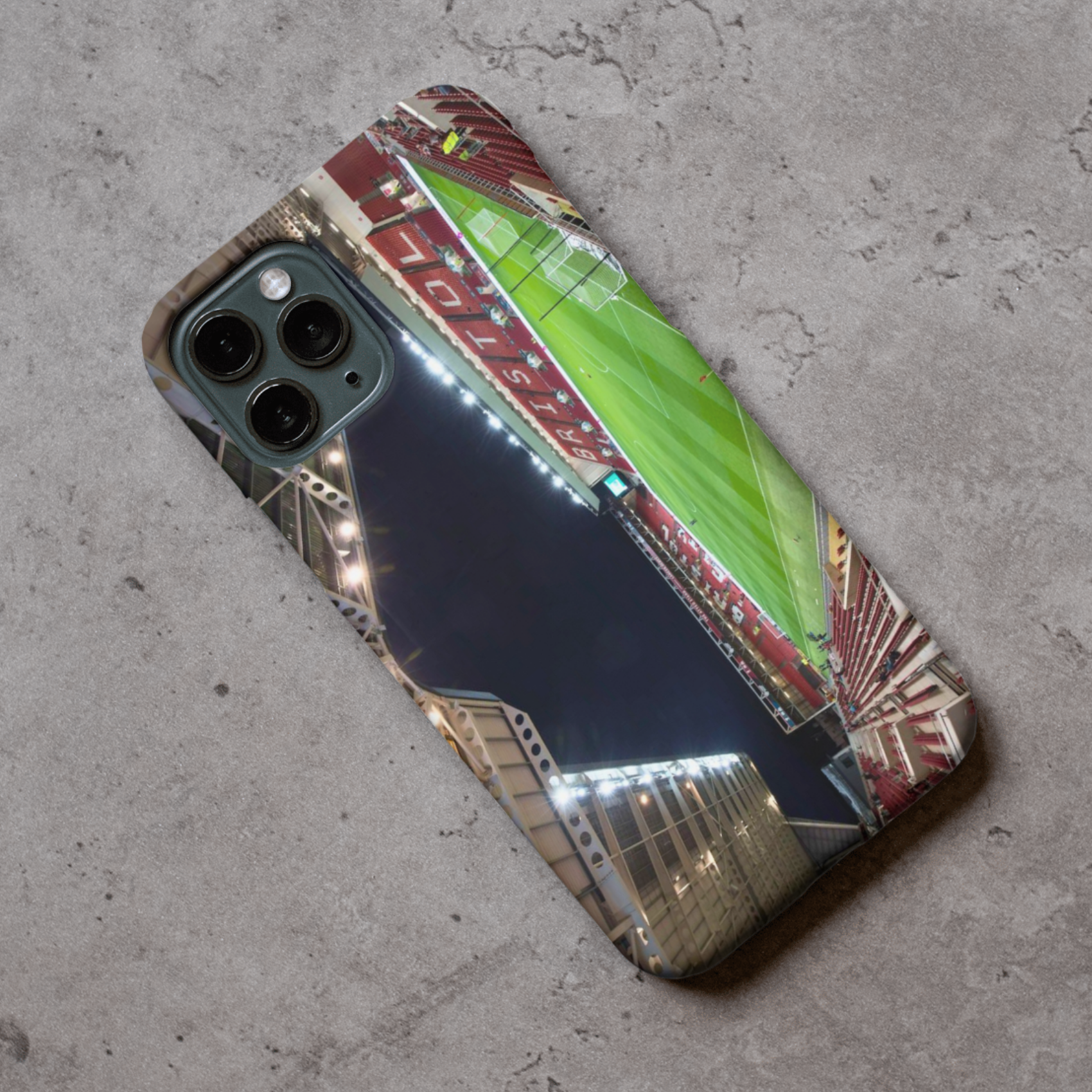 Bristol City Stadium Protective Premium Hard Rubber Silicone Phone Case Cover