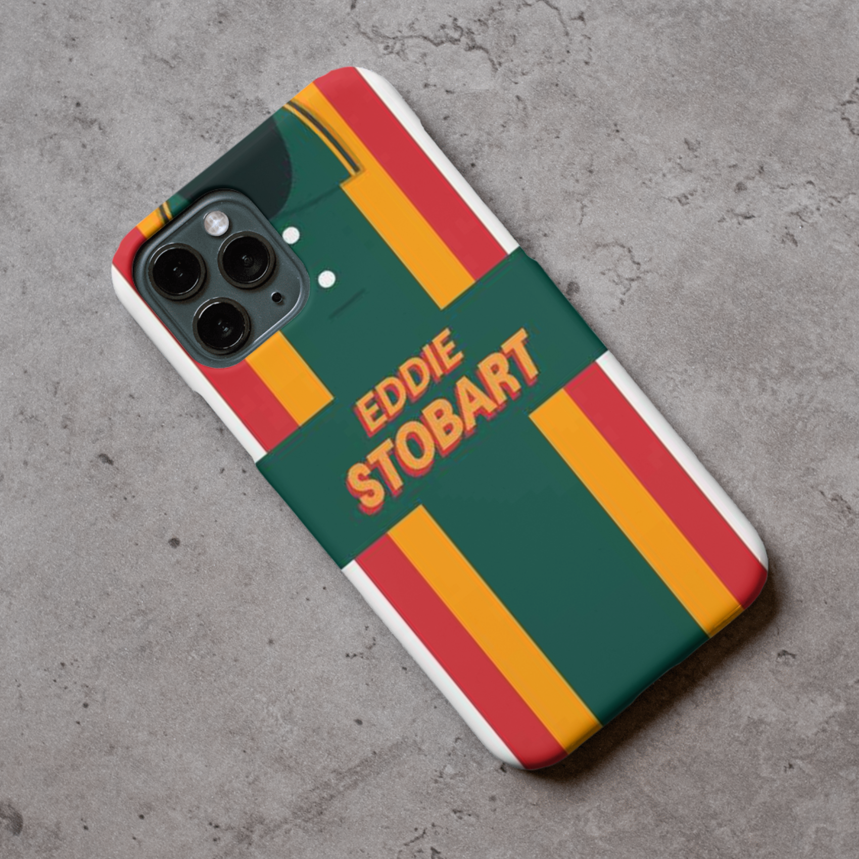 Carlisle United Retro Shirt Protective Premium Hard Rubber Silicone Phone Case Cover