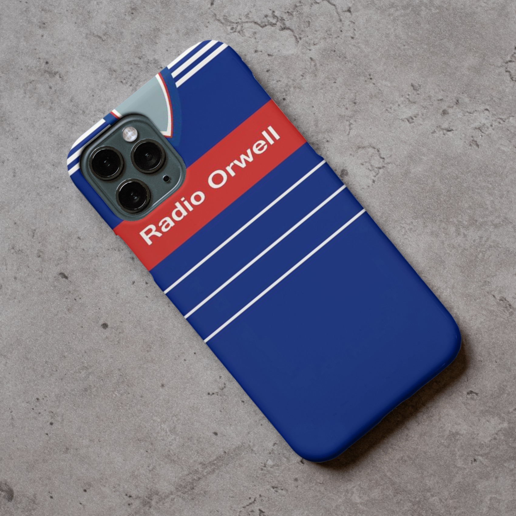 Ipswich Home Retro Shirt Protective Premium Hard Rubber Silicone Phone Case Cover