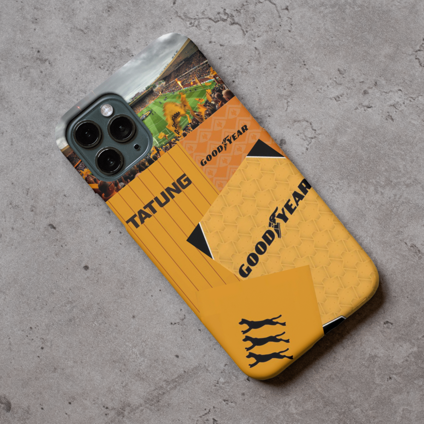 WW Retro Shirt Collage Protective Premium Hard Rubber Silicone Phone Case Cover