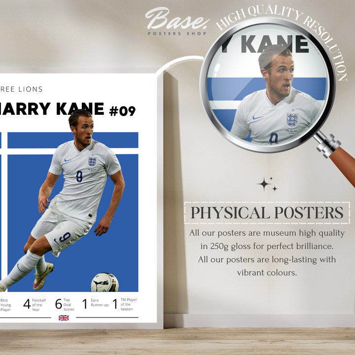 Harry Kane Three Lions - Image 5