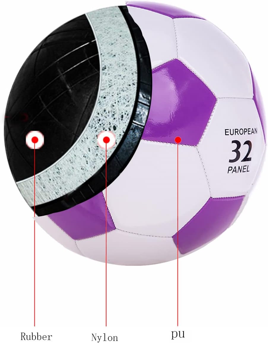 Soccer Ball Size 2 Small Pump with Needle Indoor and Outdoor Training Practice Couch School Gift for Toddlers Kids Boys Girls 3+ Years Old - Image 4