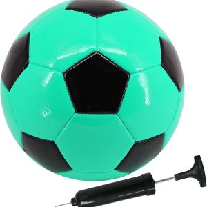 Soccer Ball Size 3 4 5 Kid Youth Adult for Fun Wear Resistant Leather Come with Inflator Training Practice Child Toy Balls Gift School Football Competition