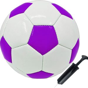 Soccer Ball Size 2 Small Pump with Needle Indoor and Outdoor Training Practice Couch School Gift for Toddlers Kids Boys Girls 3+ Years Old