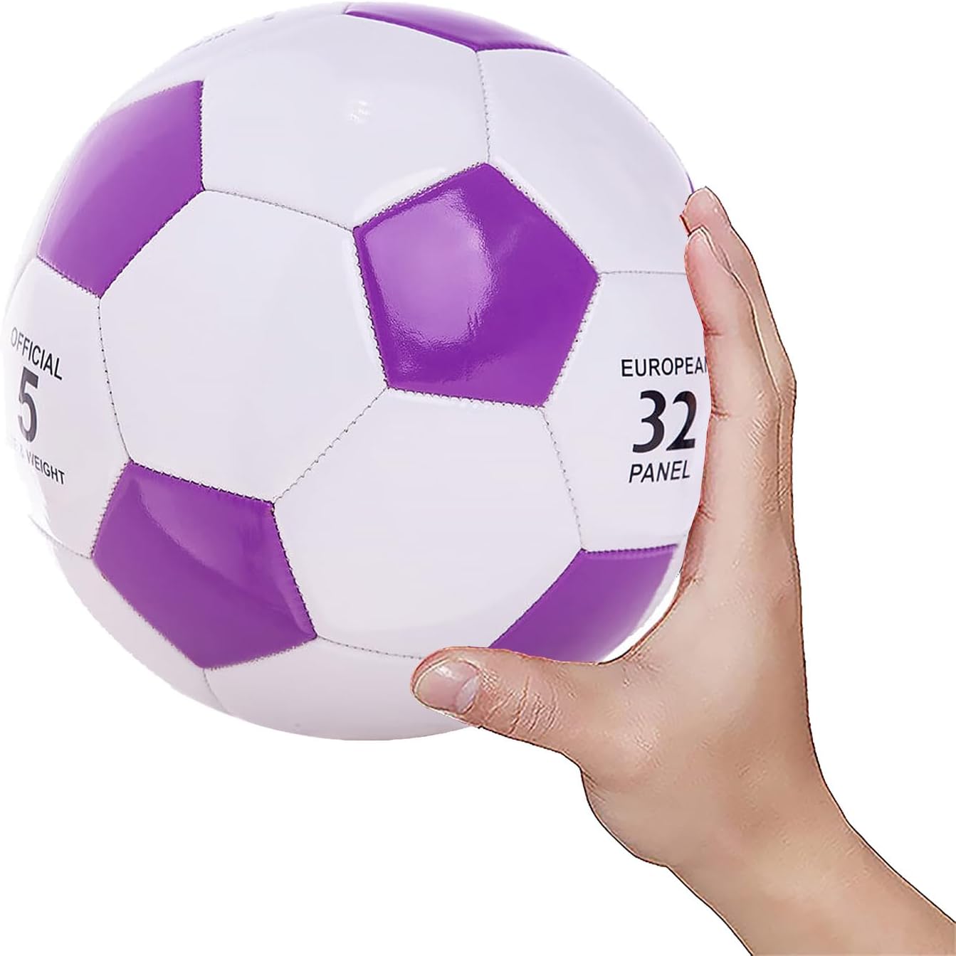 Soccer Ball Size 2 Small Pump with Needle Indoor and Outdoor Training Practice Couch School Gift for Toddlers Kids Boys Girls 3+ Years Old - Image 2