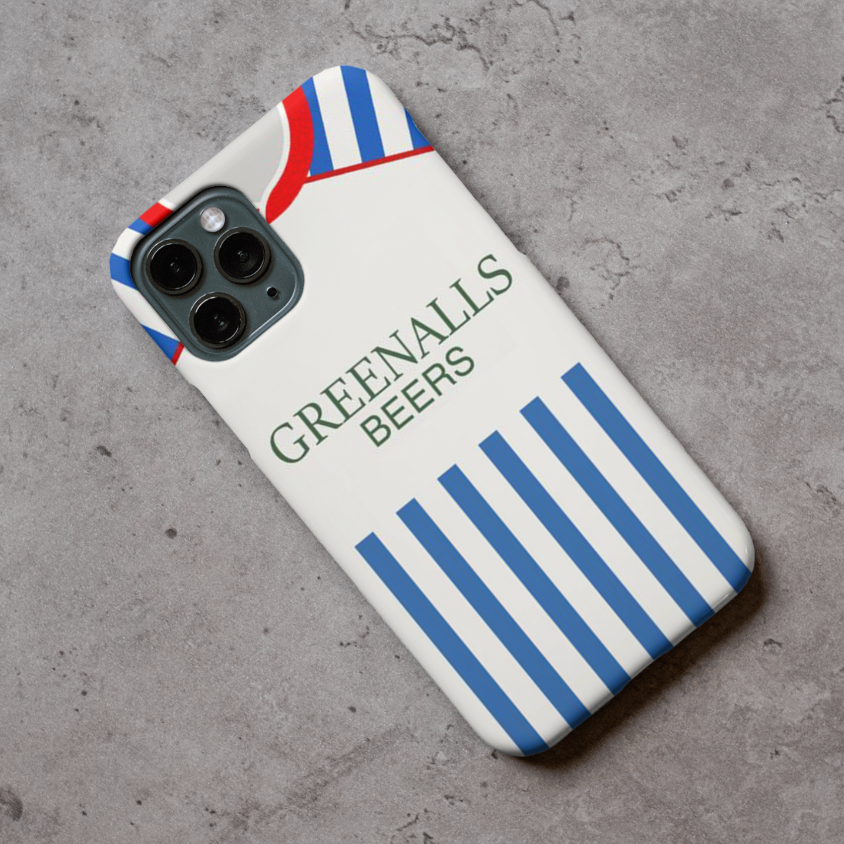 Huddersfield 1988 Retro Shirt Protective Premium Hard Rubber Silicone Phone Case Cover