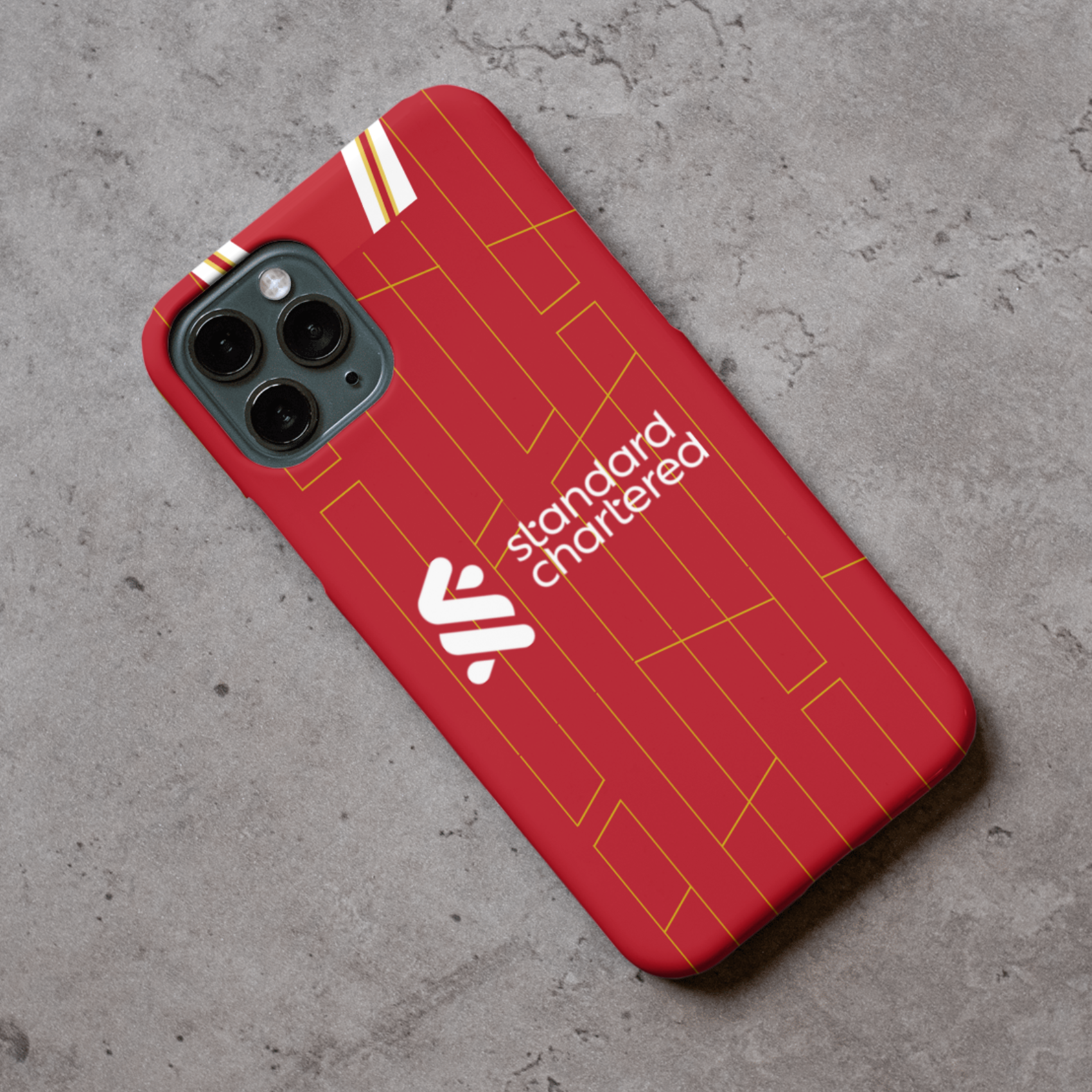 Liverpool 2024/25 Home Shirt Protective Premium Hard Rubber Silicone Phone Case Cover