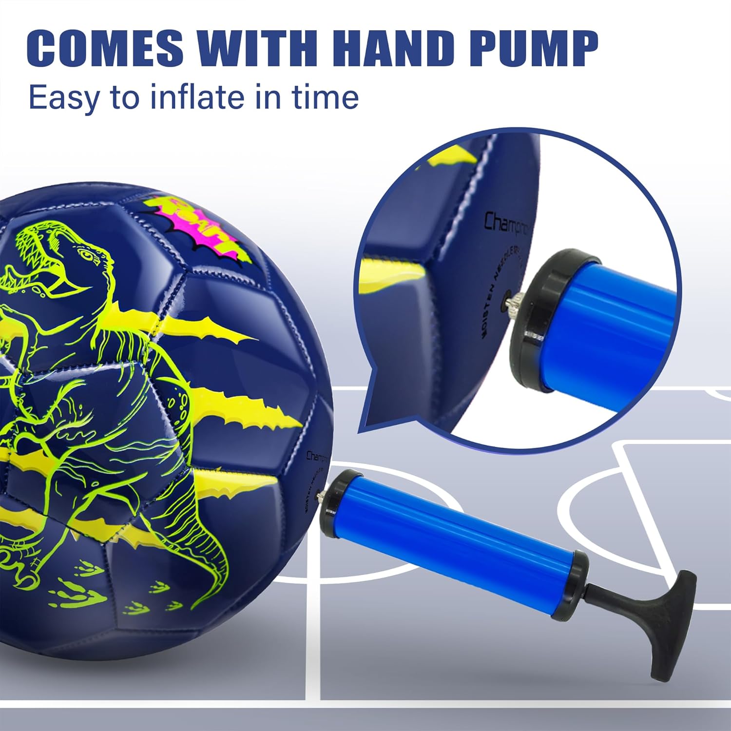 Size 3 Soccer Ball for Boys Kid Ages 3 4-6 6-8 Outdoors Indoor Sports Recreation Soccer Ball for Boys Toddlers Children Christmas Birthday - Image 7