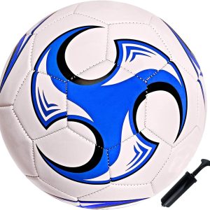 Soccer Ball Size 3,4,5 with Pump Needle Anti-Explosion Design Indoor Outdoor Suitable for Kids School Training Practice or Boys Girls Toddlers Gift