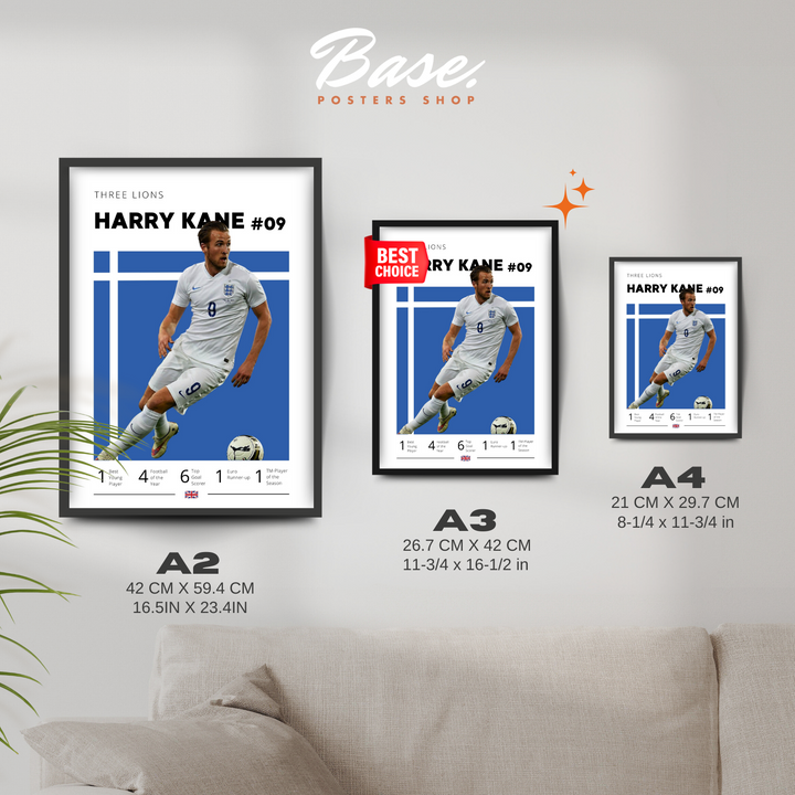 Harry Kane Three Lions - Image 7