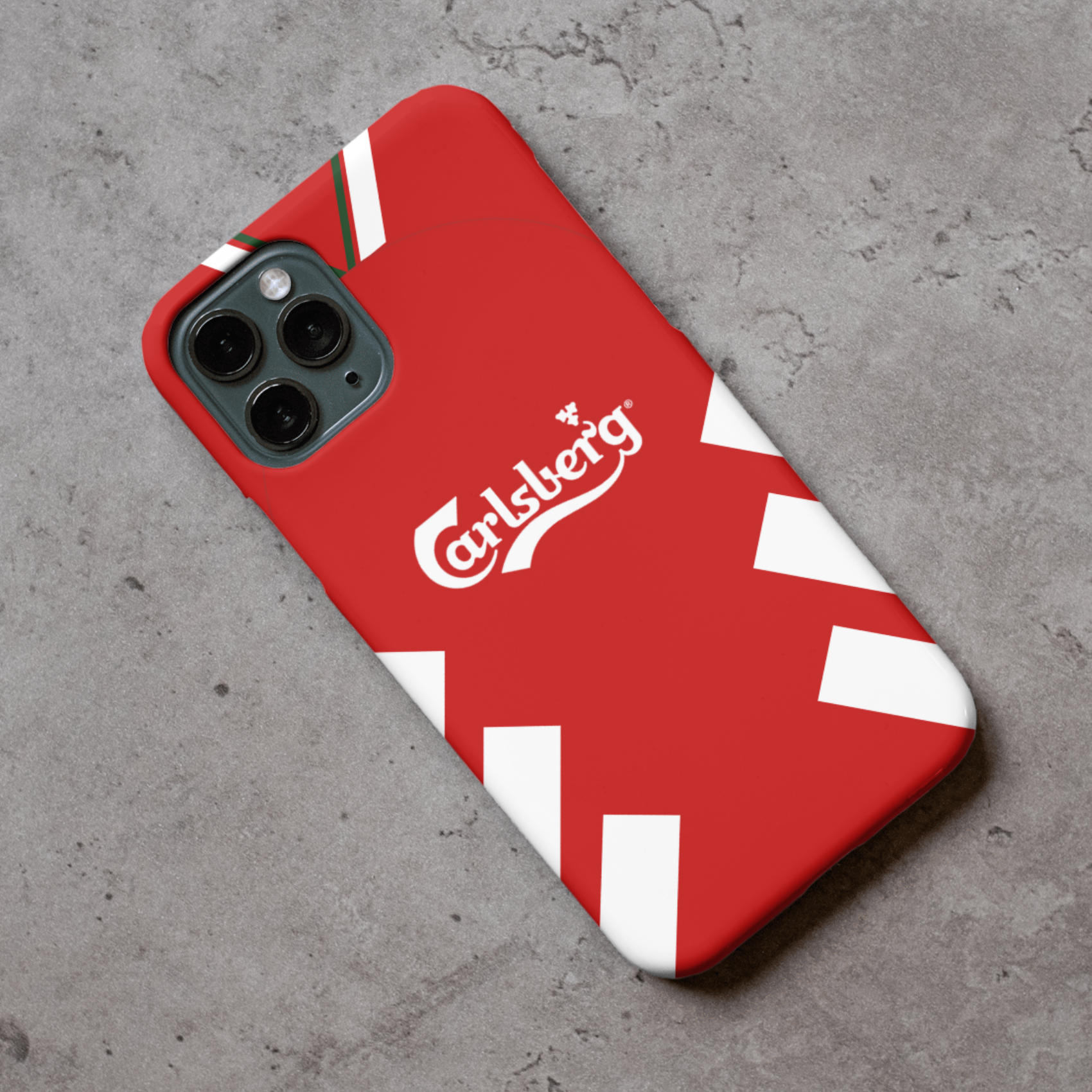 Liverpool Home Shirt Protective Premium Hard Rubber Silicone Phone Case Cover