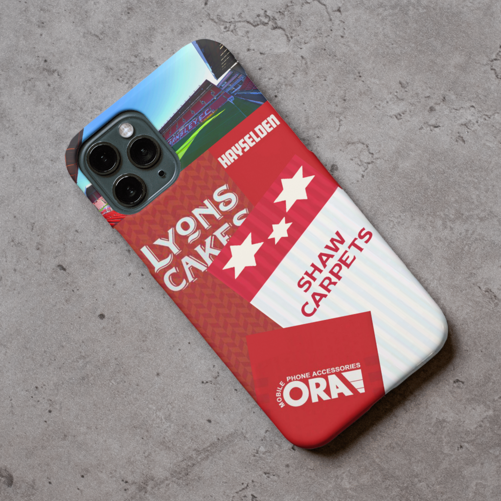 Barnsley Home Retro Collage Protective Premium Rubber Silicone Phone Case