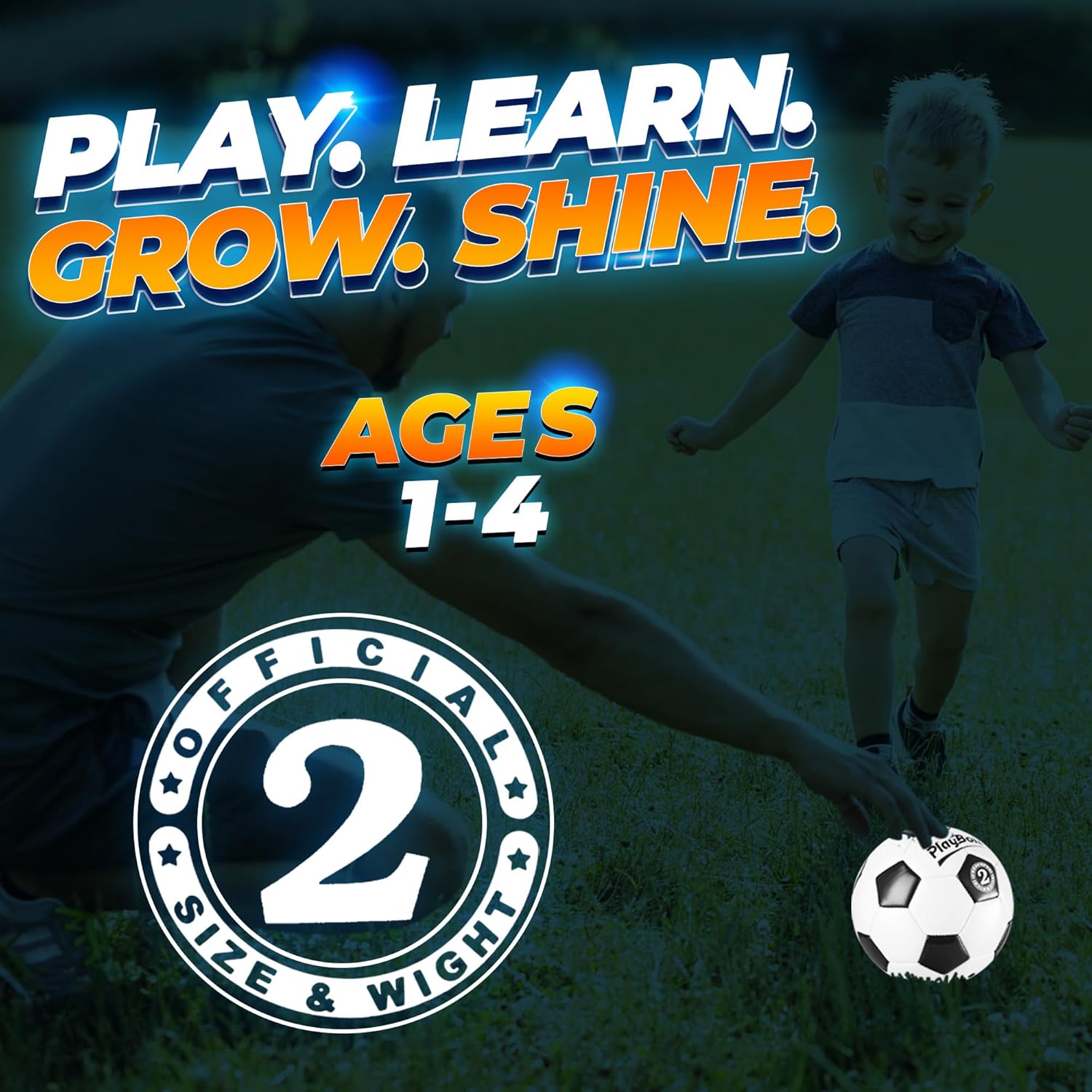 Soccer Ball Size 2 - (Pack of 1 or 4) Size 2 Soccer Balls w/Pump - Classic Black White for Kids Youth Toddler Sports, Indoor Outdoor - Image 3