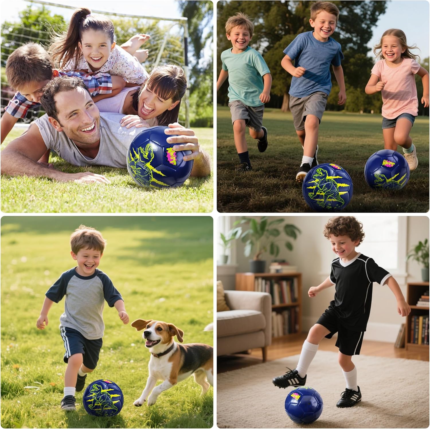 Size 3 Soccer Ball for Boys Kid Ages 3 4-6 6-8 Outdoors Indoor Sports Recreation Soccer Ball for Boys Toddlers Children Christmas Birthday - Image 8