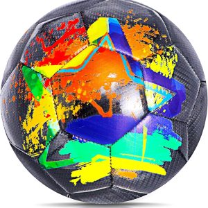 Size 4 Soccer Ball, Durable Long-Lasting Construction Soccer Balls for Kids Teens Boys Girls Youth Soccer Players Skill Practicing Training Gifts