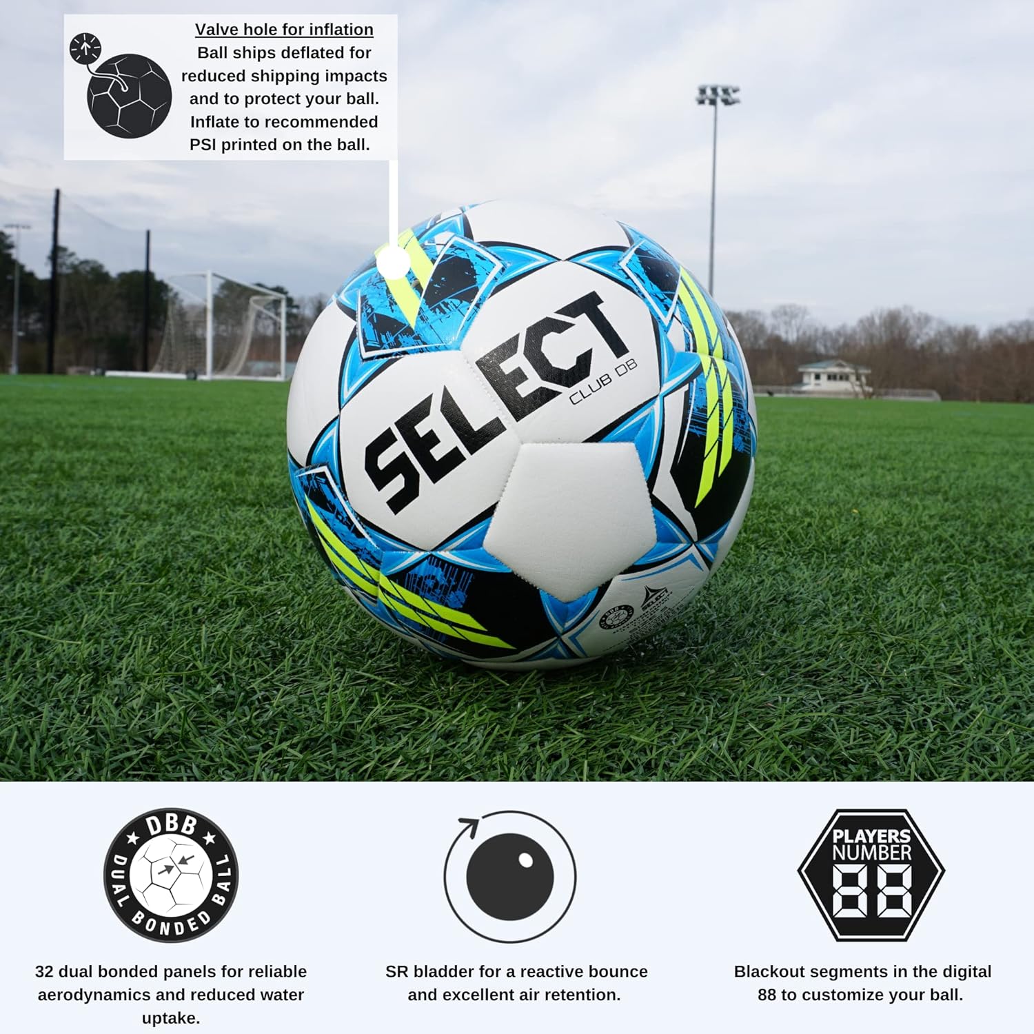 Select Club DB Soccer Ball - Image 5