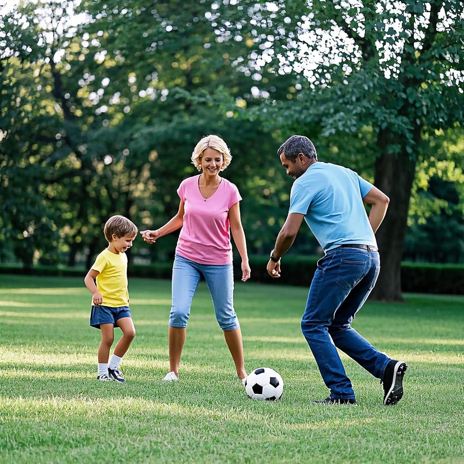 Soccer Ball Size 3 4 5 Kid Youth Adult for Fun Wear Resistant Leather Come with Inflator Training Practice Child Toy Balls Gift School Football Competition - Image 6