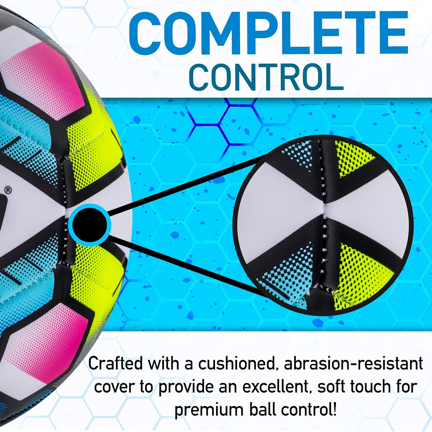 Franklin Sports Futsal Ball - Official Size Futsal Soccer Ball - Indoor and Outdoor - Size 3 Junior and Size 4 Official - Image 4