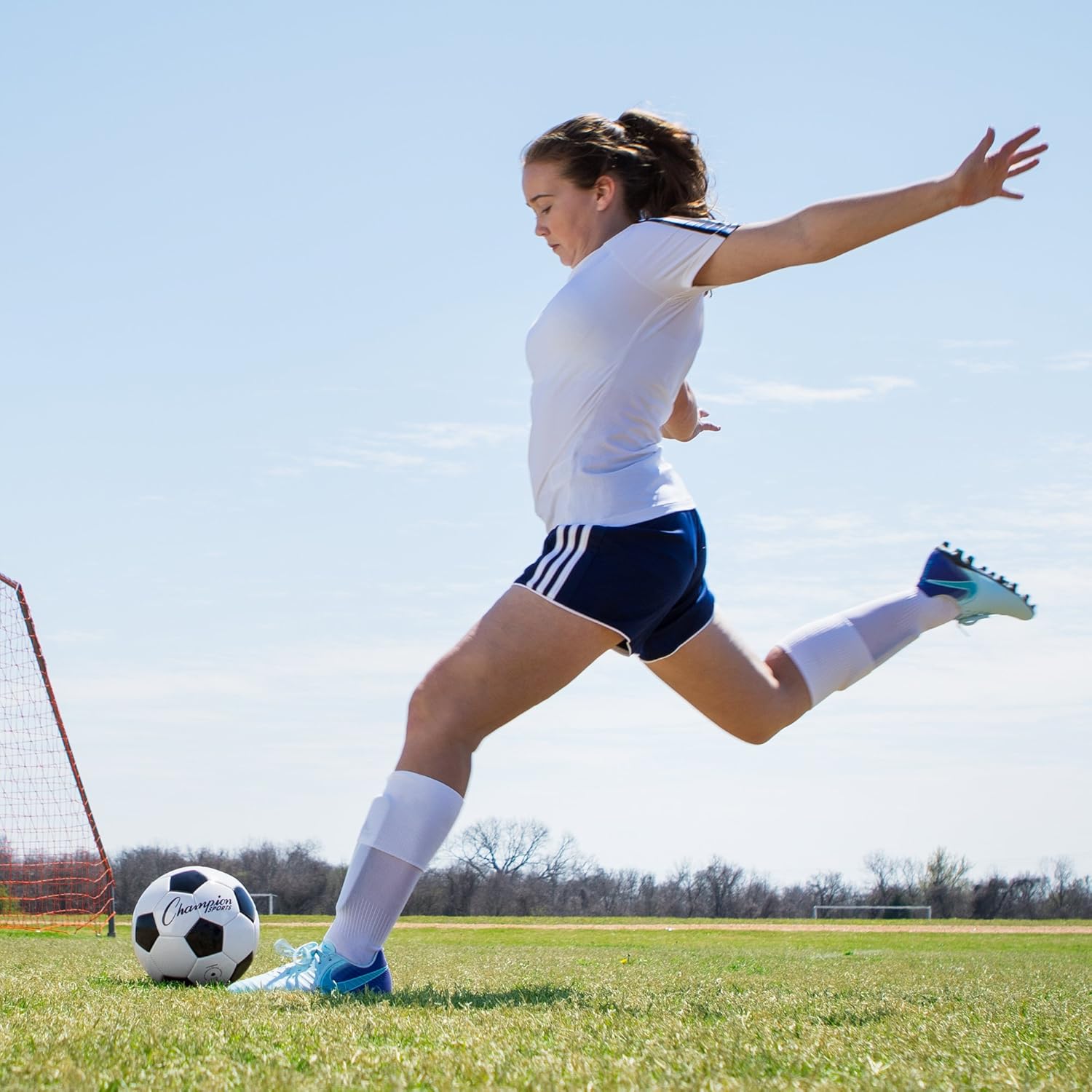 Champion Sports? Retro Soccer Ball – Classic Black & White Design, Soft-Touch TPU Cover, All-Weather Ball for Club Play, Gym Class & Recreation, Multiple Sizes - Image 6