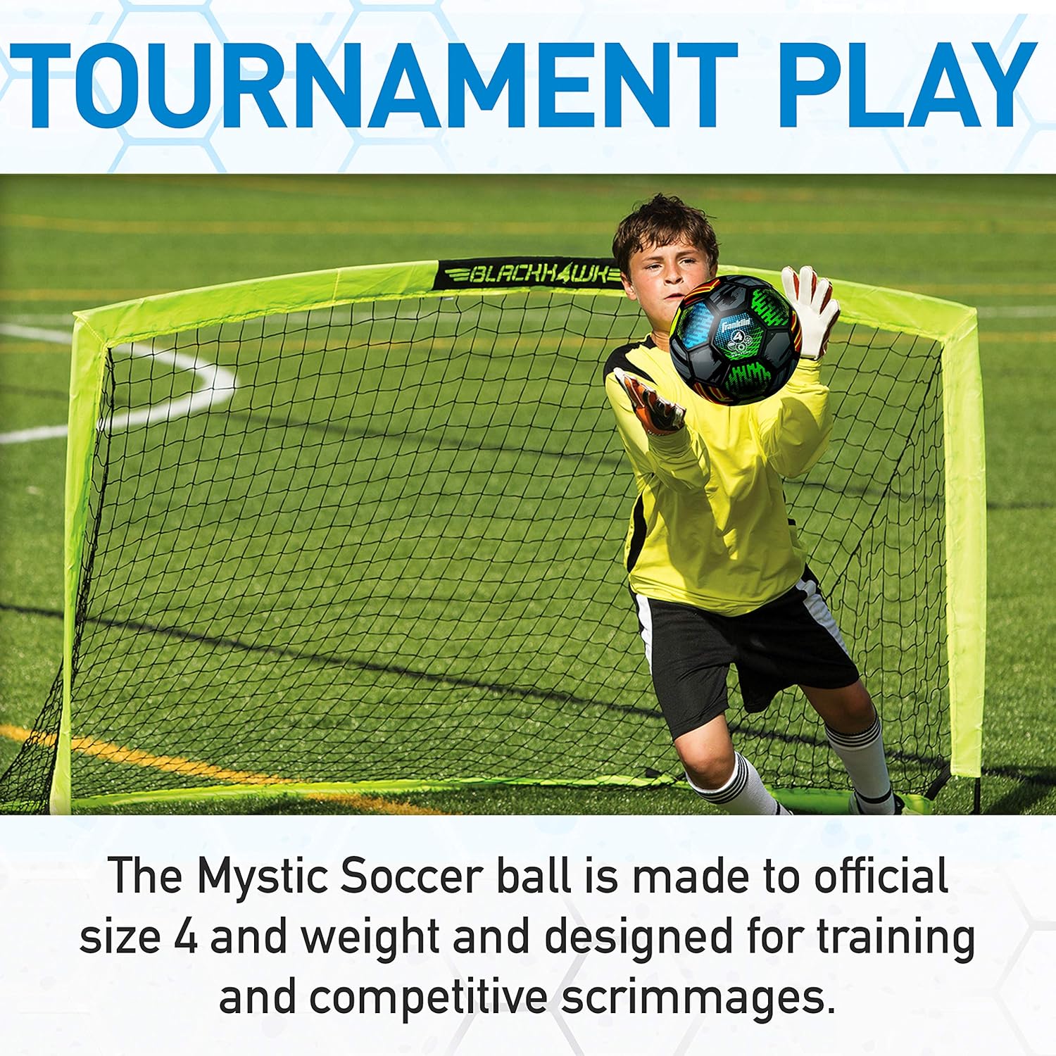 Franklin Sports Mystic Soccer Balls - Soccer Ball and Air Pump Sets - Multiple Size Soccer Balls - Soft Cover - Perfect for Kids and Adults - Image 5