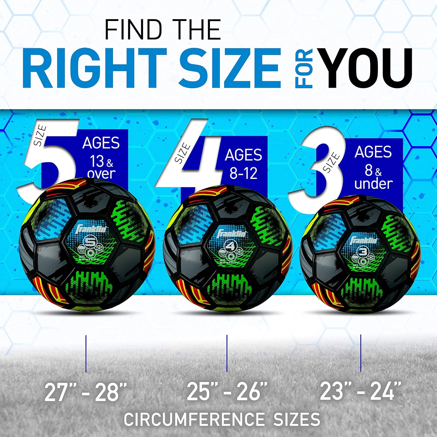 Franklin Sports Mystic Soccer Balls - Soccer Ball and Air Pump Sets - Multiple Size Soccer Balls - Soft Cover - Perfect for Kids and Adults - Image 6