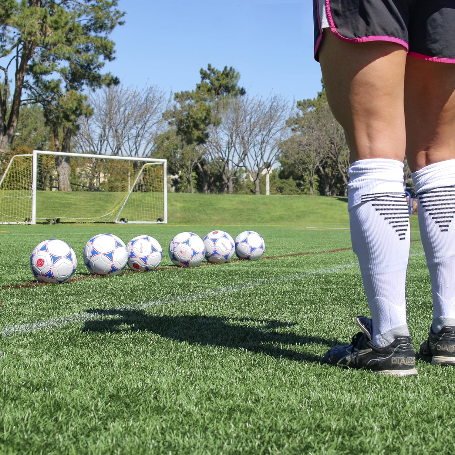 GoSports Premier Soccer Balls - Single or 6 Pack - Sizes 3, 4, 5, with Ball Pump - Image 2