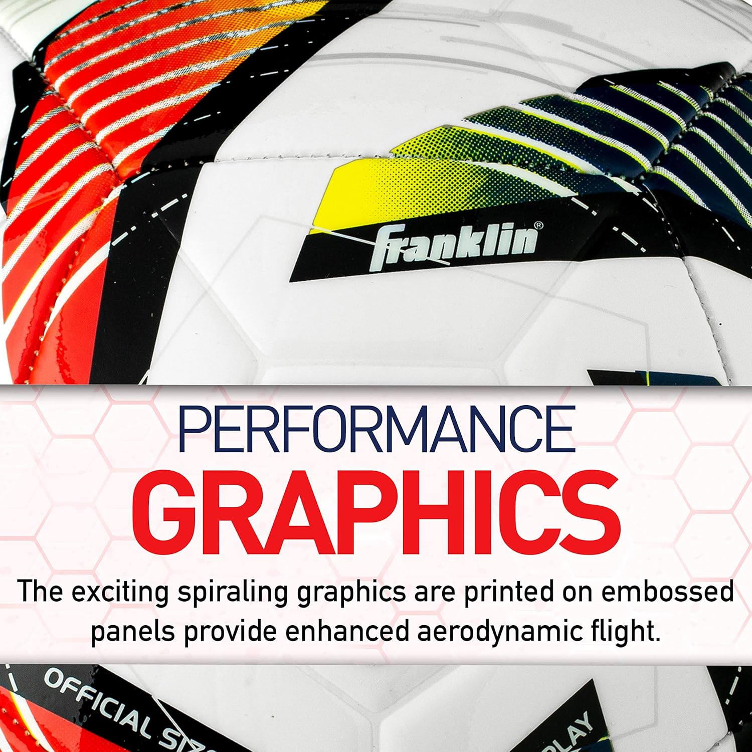 Franklin Sports MLS Tornado Soccer Ball - Soft Cover - Official Size and Weight Soccer Ball - Air Pump Included - Image 3