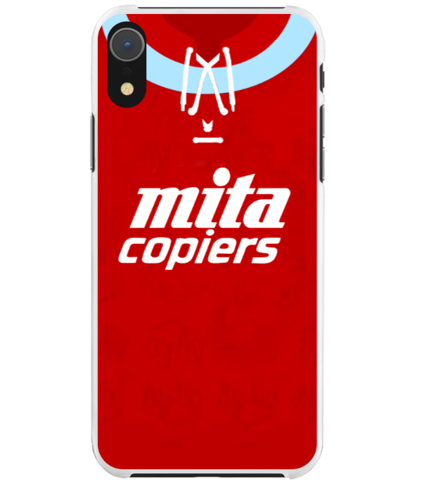 Aston Villa Retro Home Shirt Hard Rubber Premium Phone Case - Image 4