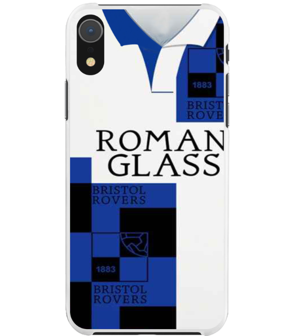 Bristol Rovers Home Rubber Bristol Rovers Home Retro Football Shirt Protective Premium Hard Rubber Silicone Phone Case Cover - Image 4