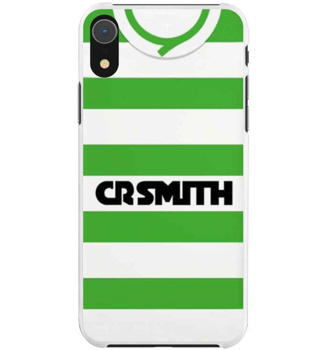 Glasgow Cel Retro Home Football Shirt Protective Premium Silicone Rubber Phone Case Cover - Image 4