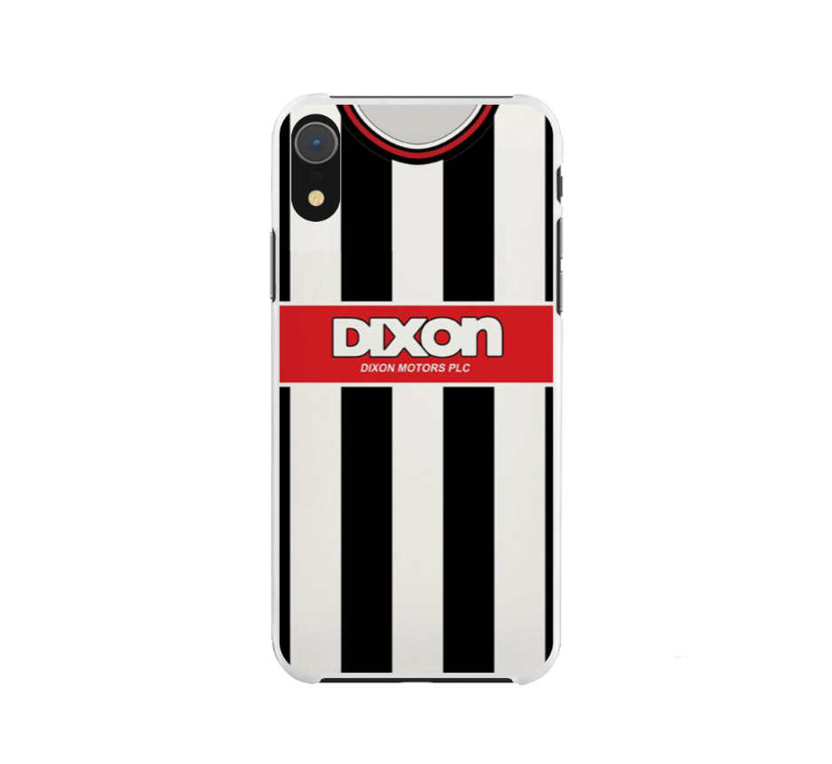 Grimsby Town Retro Shirt Rubber Premium Phone Case - Image 2