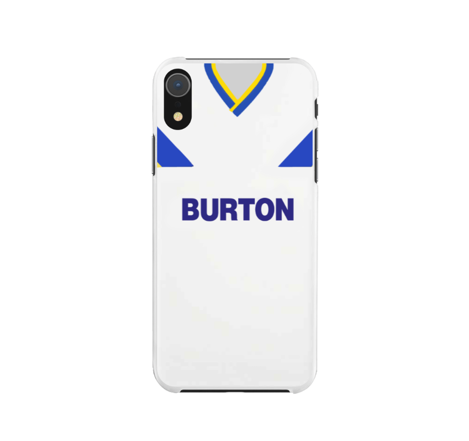 Leeds 1986 Home Shirt Protective Premium Hard Rubber Silicone Phone Case Cover - Image 3
