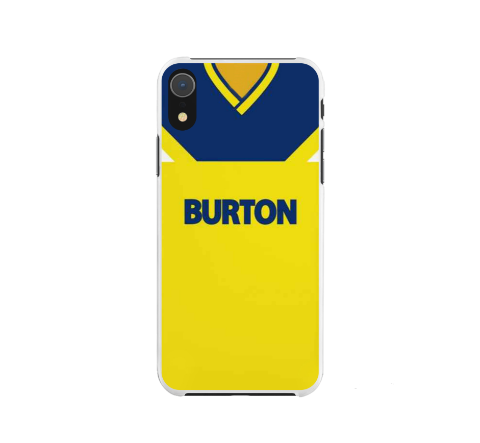 Leeds Away Retro Shirt Protective Premium Hard Rubber Silicone Phone Case Cover - Image 3