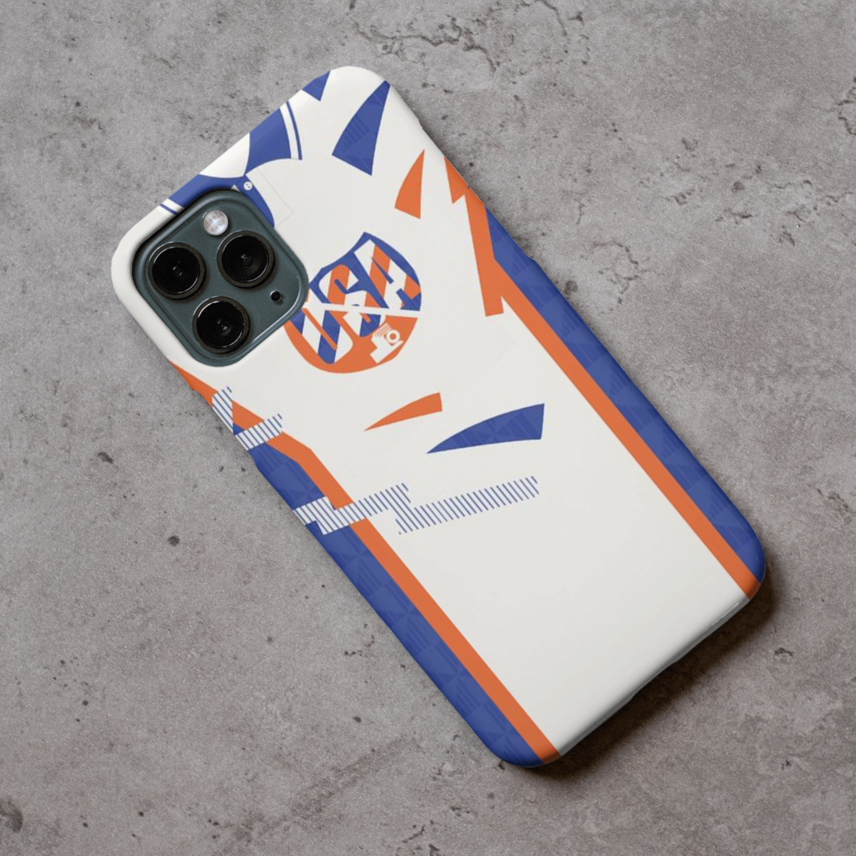 Luton Town Retro Shirt Protective Premium Hard Rubber Silicone Phone Case Cover