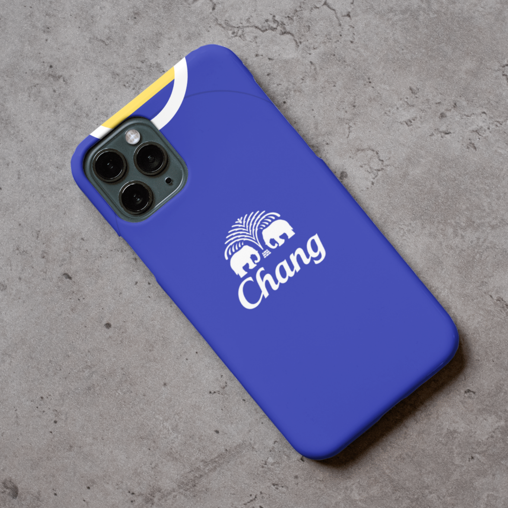 Everton Home Retro Football Shirt Protective Premium Hard Rubber Silicone Phone Case