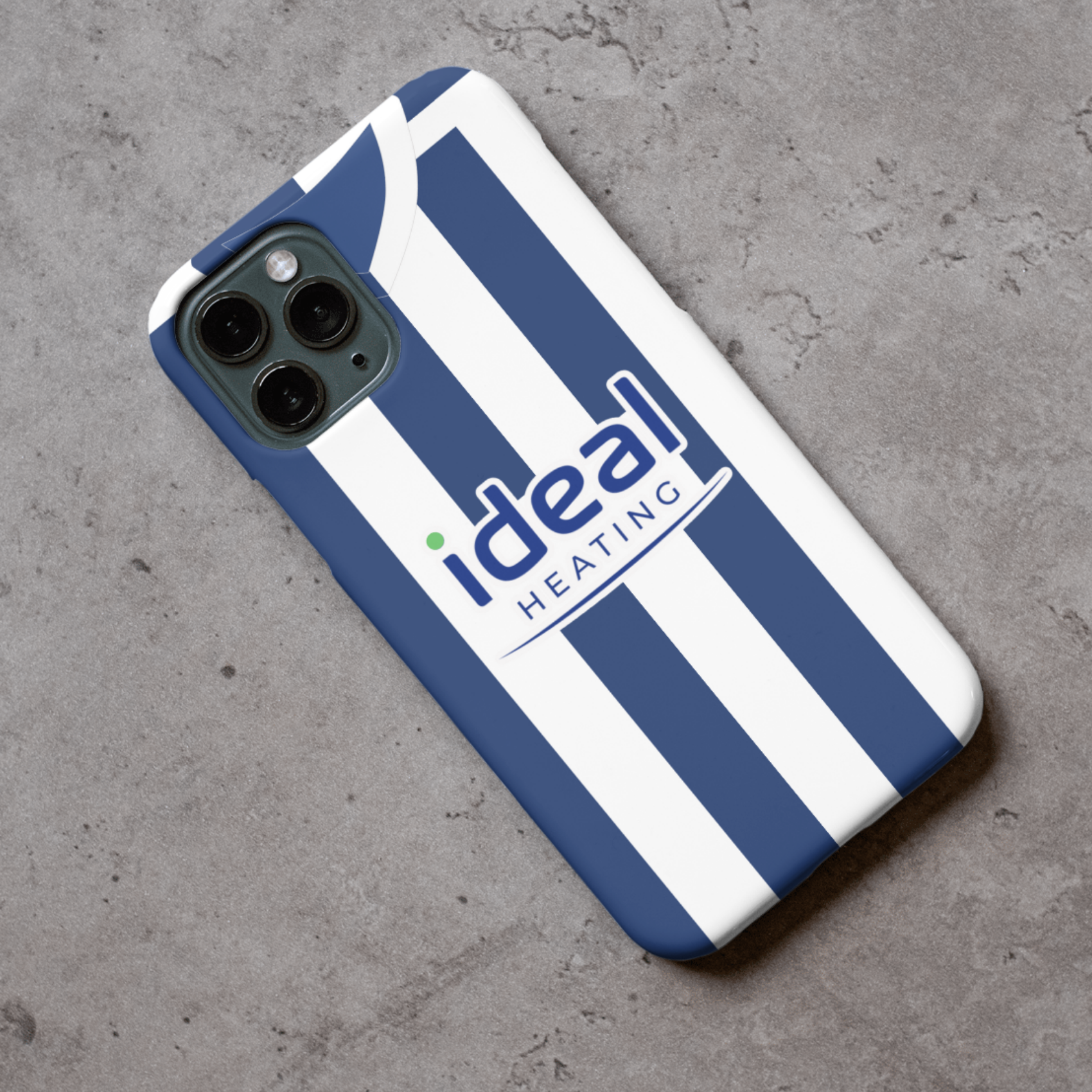 West Brom 2025/26 Protective Premium Hard Rubber Silicone Phone Case Cover