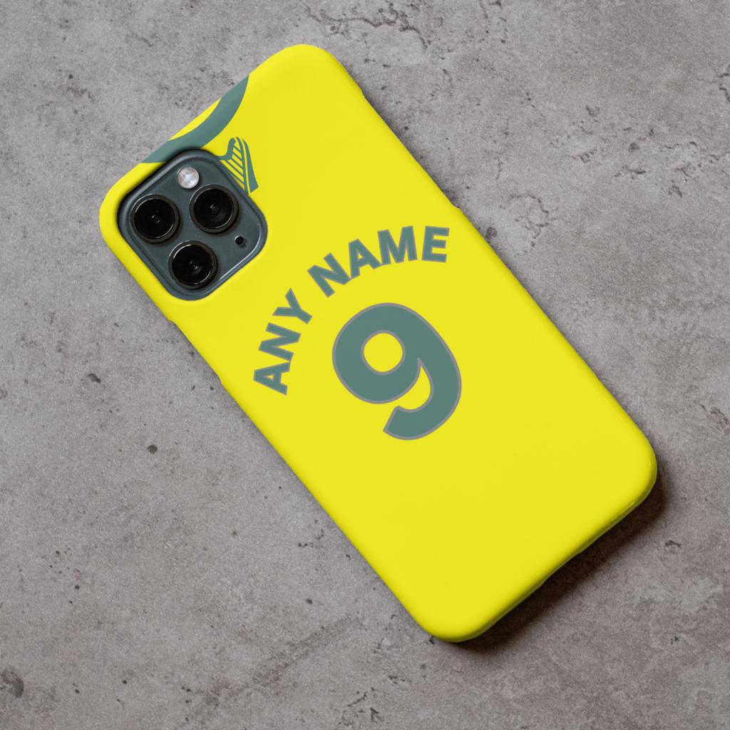 Hibs 2025-2026 Away Football Shirt (choose any Name and Number) Protective Premium Rubber Silicone Phone Case
