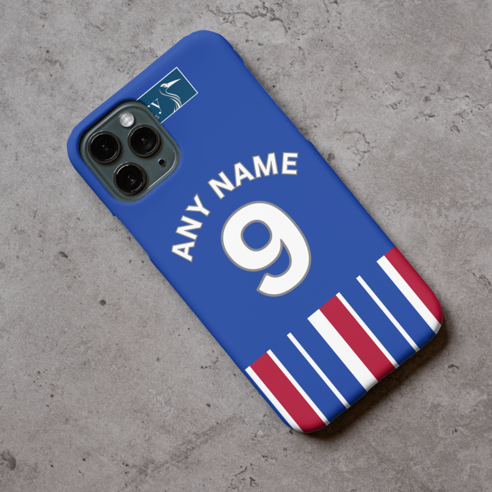Carlisle 2025-2026 Home Football Shirt (choose any Name and Number) Protective Premium Rubber Silicone Phone Case