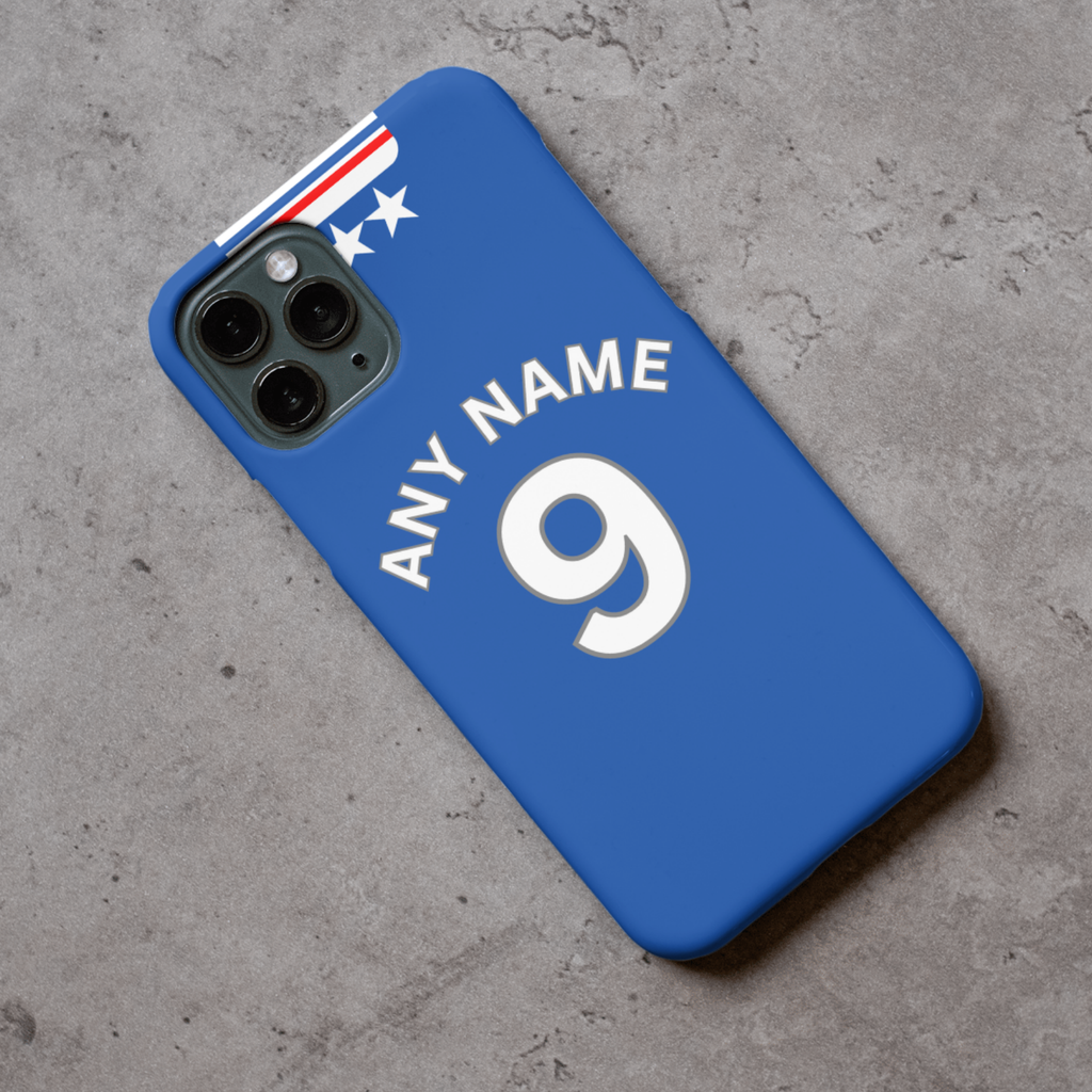 Ipswich 2025/26 Home Football Shirt (choose any Name and Number) Protective Premium Rubber Silicone Phone Case