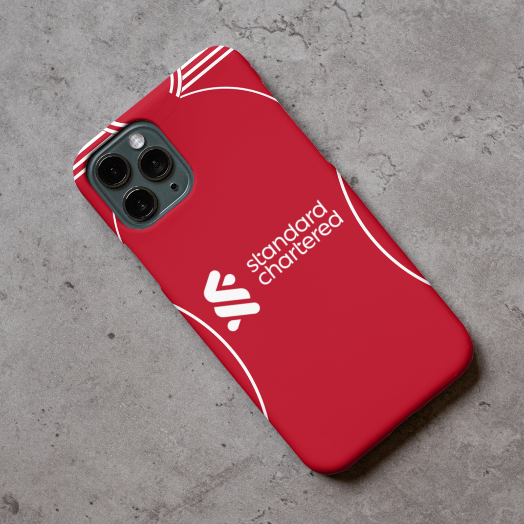 Liverpool 2025/26 Home Shirt Protective Premium Hard Rubber Silicone Phone Case Cover