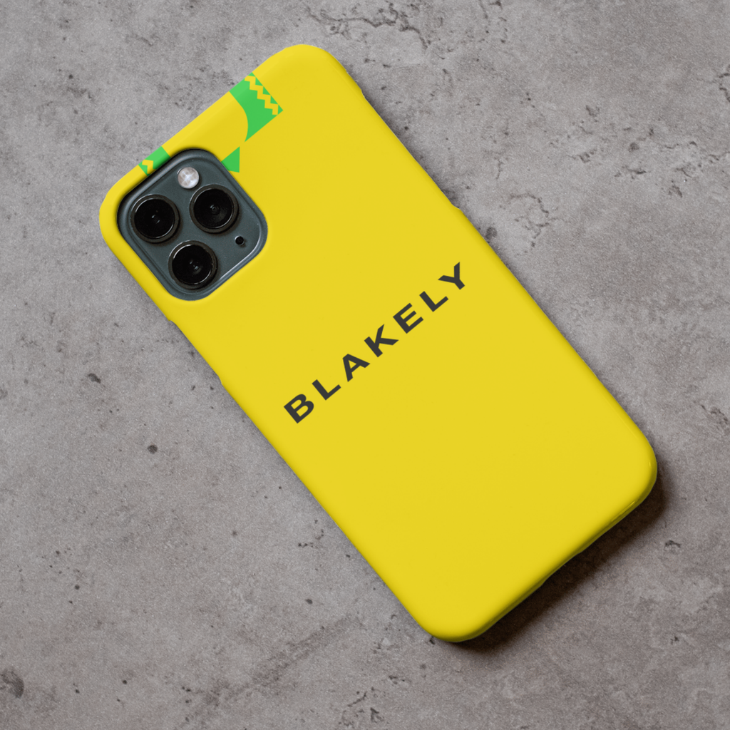 Norwich 2025/26 Shirt Protective Premium Hard Rubber Silicone Phone Case Cover