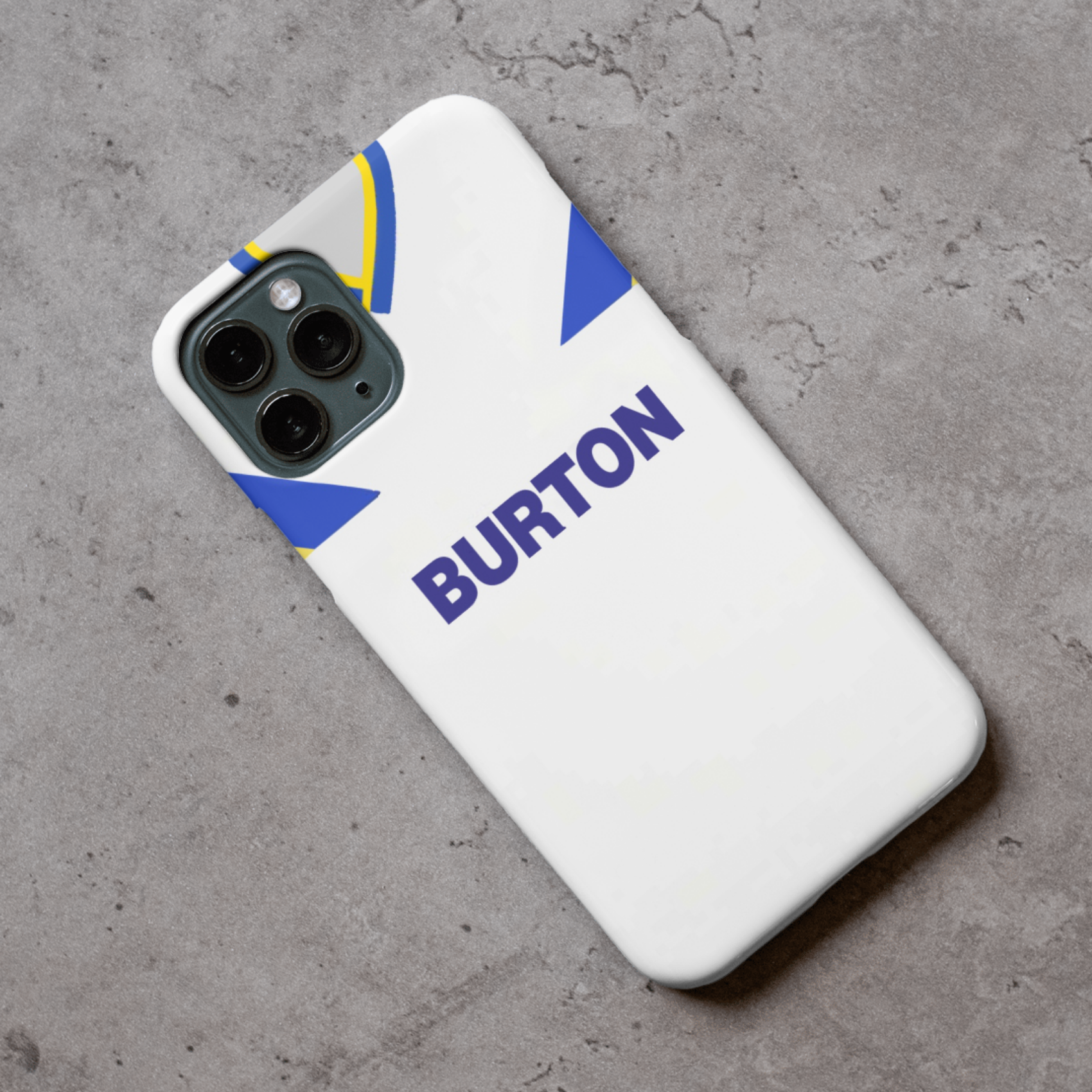 Leeds 1986 Home Shirt Protective Premium Hard Rubber Silicone Phone Case Cover