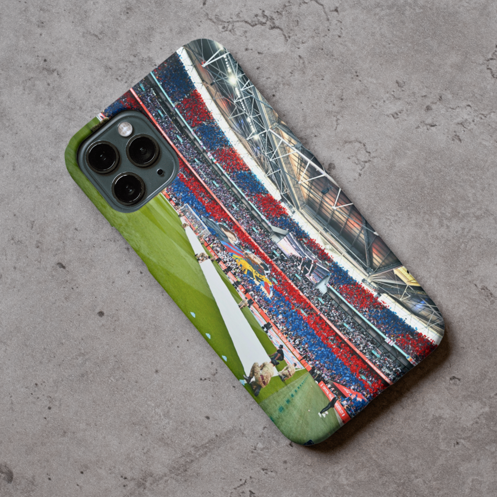 Crystal Palace FA CUP WINERS Protective Premium Hard Rubber Silicone Phone Case Cover
